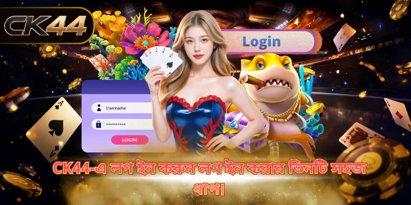 CK44-এ লগ ইন করুন লগ ইন করার তিনটি সহজ ধাপ।