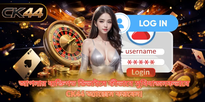 আপনার ব্যক্তিগত ডিভাইসে কীভাবে সুবিধাজনকভাবে CK44 অ্যাক্সেস করবেন।